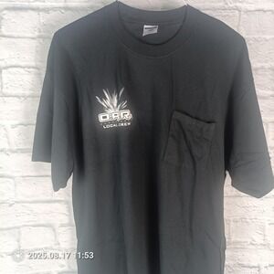 OAR Shirt Mens Extra Large Black Summer 2006 Local Crew Tour Jerzees Pocket Tee